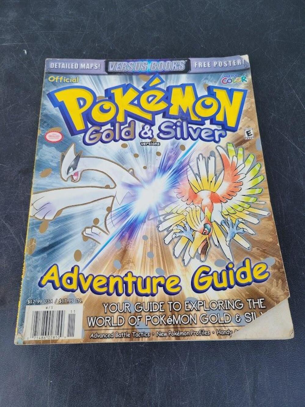 Pokemon Gold & Silver Strategy Guide Versus Books Game Boy Color Lugia Ho-Oh